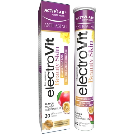 

ElectroVit Beauty Skin Шипучие таблетки с электролитами Манго-Маракуйя 20 таблеток Activlab