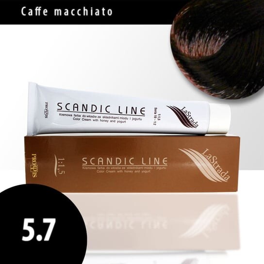 

5.7 кофе макиато Крем-краска для волос Scandic Line LaStrada 100мл