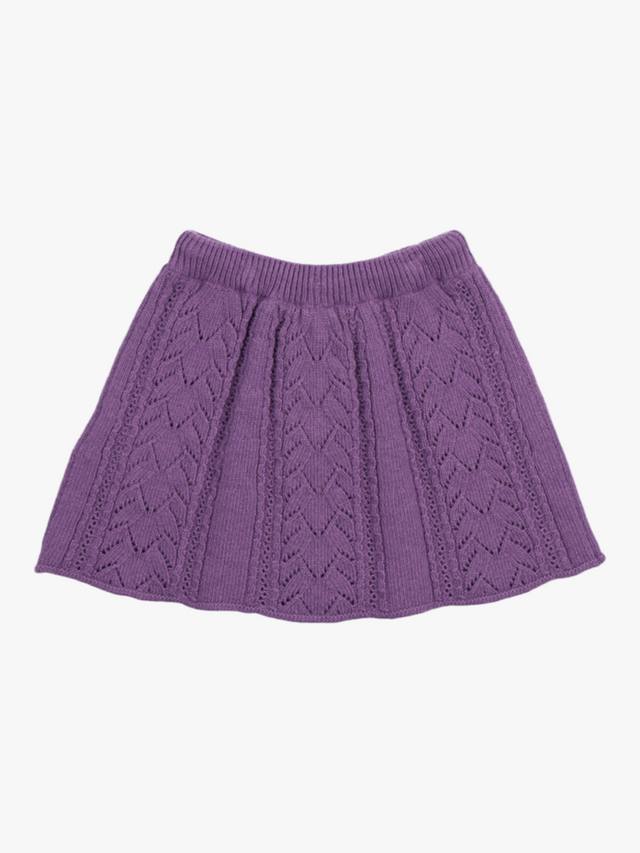 Детская юбка Lila из кашемировой смеси The New Society, Grape Bliss — фото 2