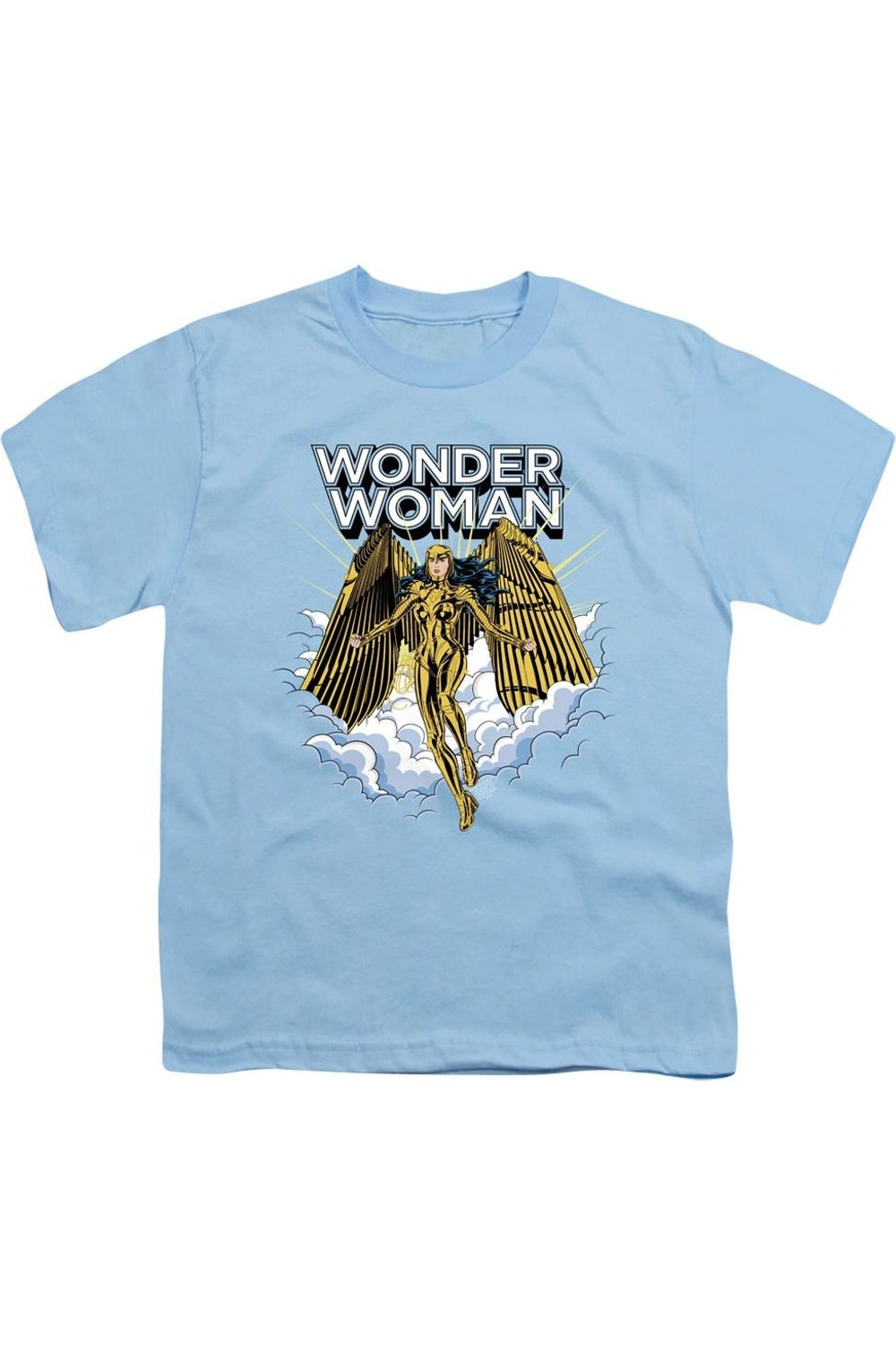 

Футболка детская Wonder Woman 84 Glorious Wonder с коротким рукавом Gildan, светло-голубой