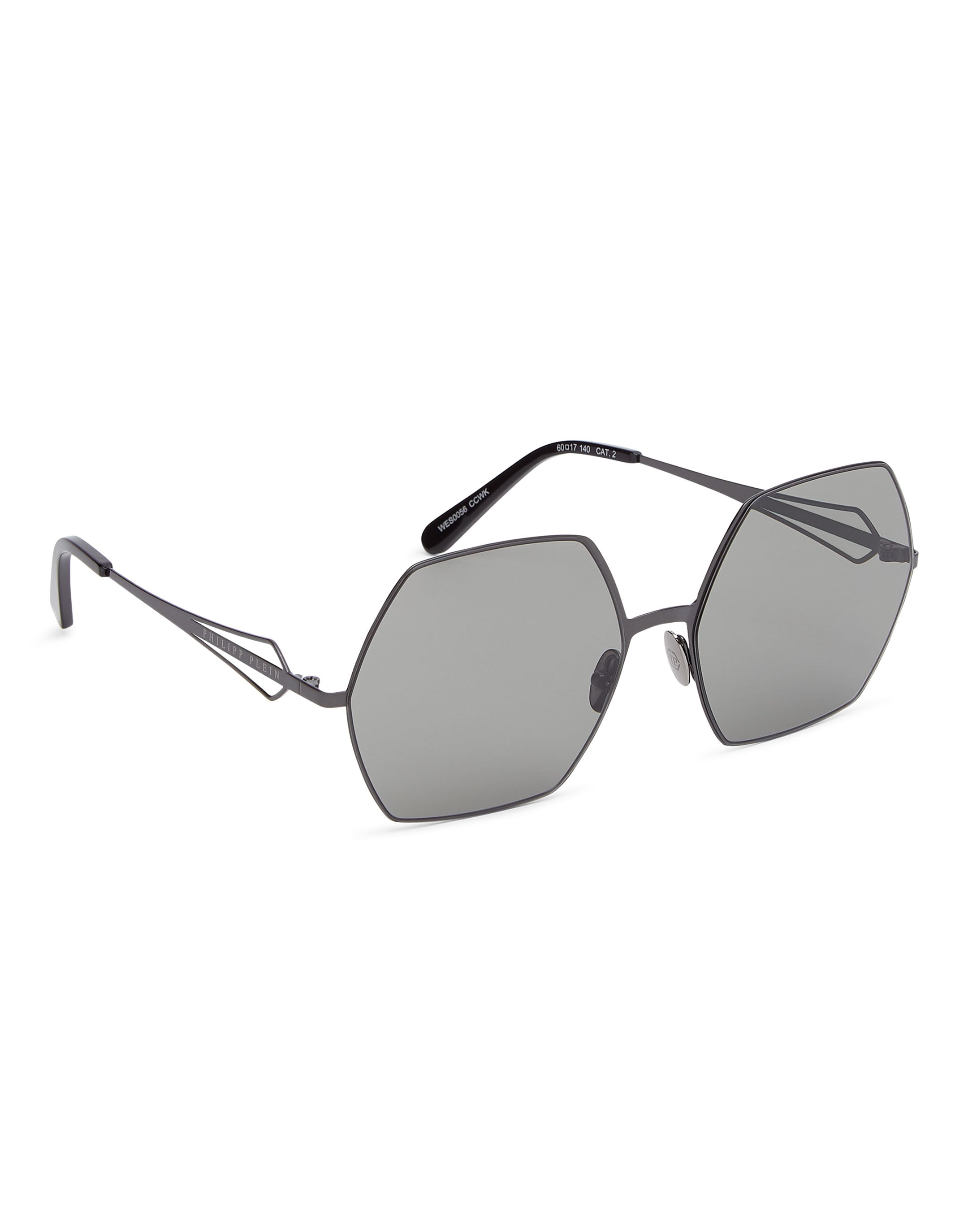 

Женские солнцезащитные очки PHILIPP PLEIN, цвет black/black/fume/nk