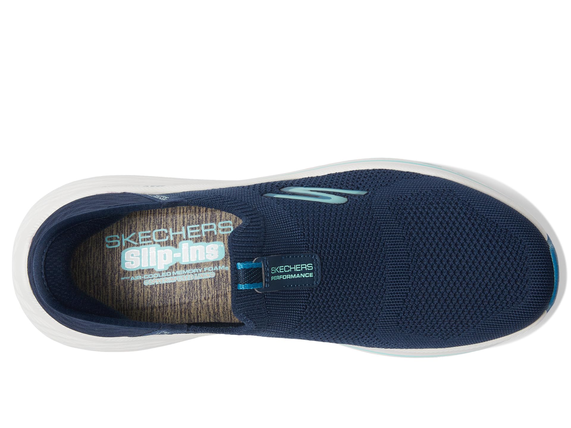 Кроссовки SKECHERS Max Cushioning Elite 2.0 Eternal Hands Free Slip-Ins, Navy/BlueSee Less — фото 2