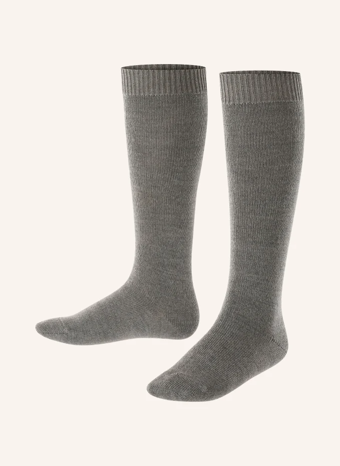 

Чулки comfort wool из шерсти мериноса Falke, серый