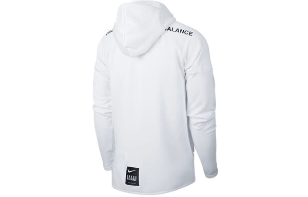 Толстовка men's chest double zipper sports white Nike, белый — фото 2
