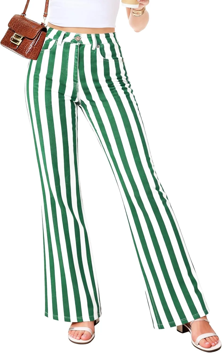 

Женские джинсы клеш St Patricks Day Shamrock Magrank