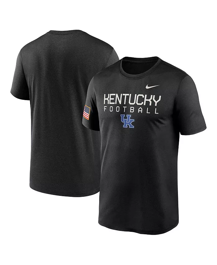 

Мужская футболка Legend Performance Kentucky Wildcats 2024 Military Appreciation черного цвета Nike