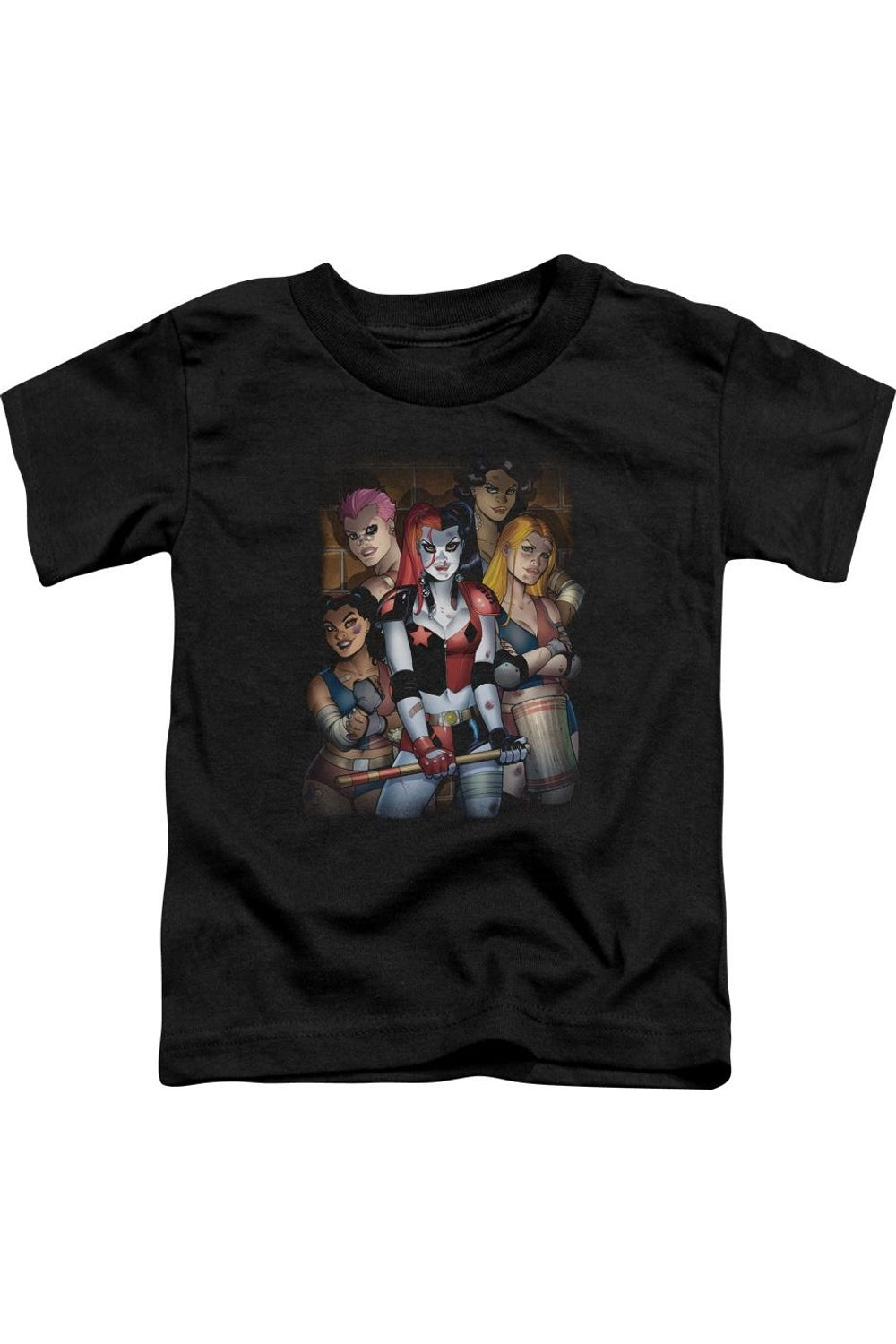 

Футболка с коротким рукавом Batman "Плохие девчонки" для малышей Gildan, черный