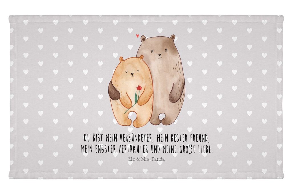 

Полотенце для гостей Mr. & Mrs. Panda Bears Love — серая пастель — подарок, гостевое полотенце, спортивное полотенце, дорожное полотенце, жена, влюбленность, влюбленность, объятие, медведь, подруга, белый