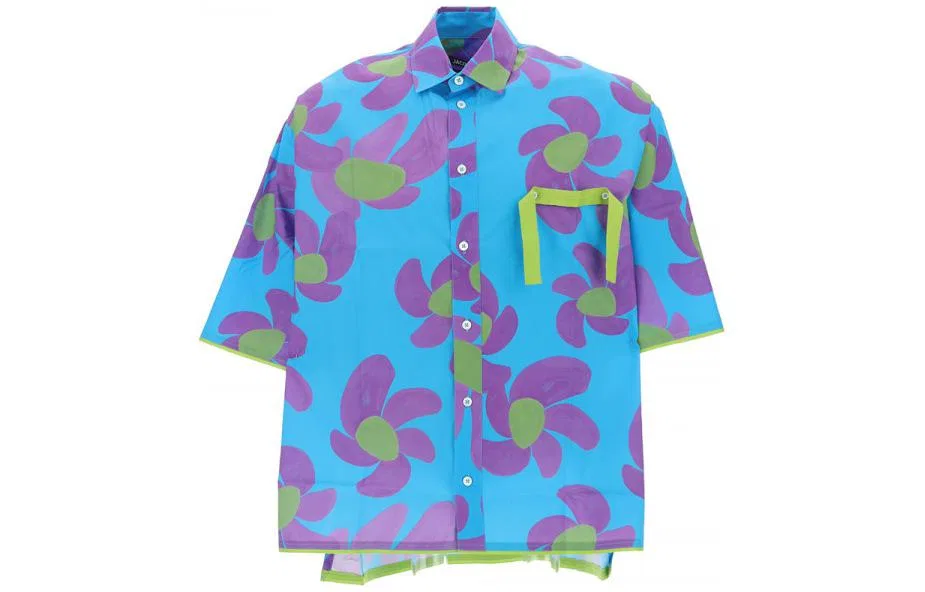 Рубашка мужская Blue Lapel Moderate Other Jacquemus