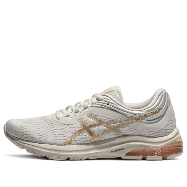 Кроссовки gel pulse 11 золотистые Asics, белый