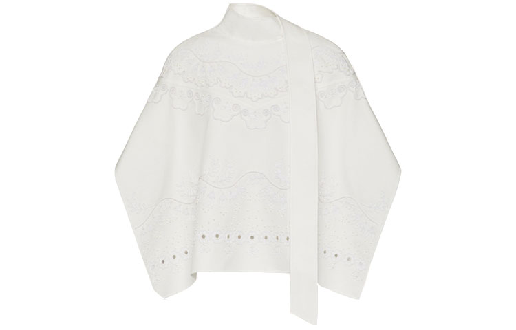 

Valentino Плащ женский белый Moderate