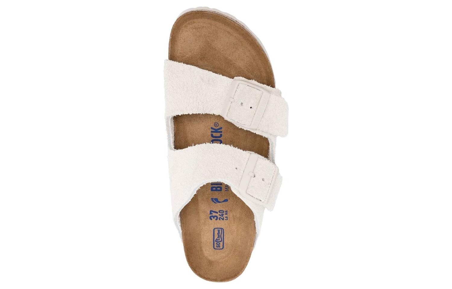 Сандалии из замши Аризона Birkenstock, кремовый — фото 4