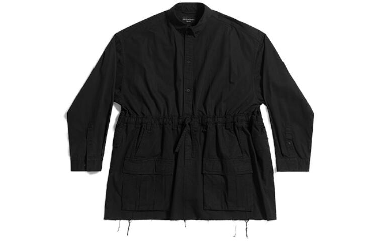 

Платье с длинными рукавами женское черное Balenciaga