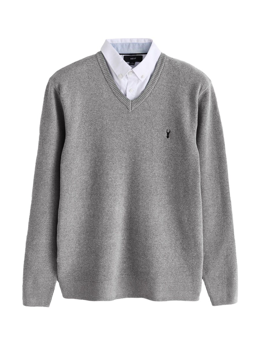 

Свитер Next, цвет Grey/Dark grey