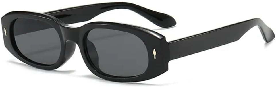 

Солнцезащитные очки с защитой UV400 | Маленькие заклепки конфетных цветов | Для женщин и мужчин, для занятий спортом на открытом воздухе и вождения LXLHWN, Black Black