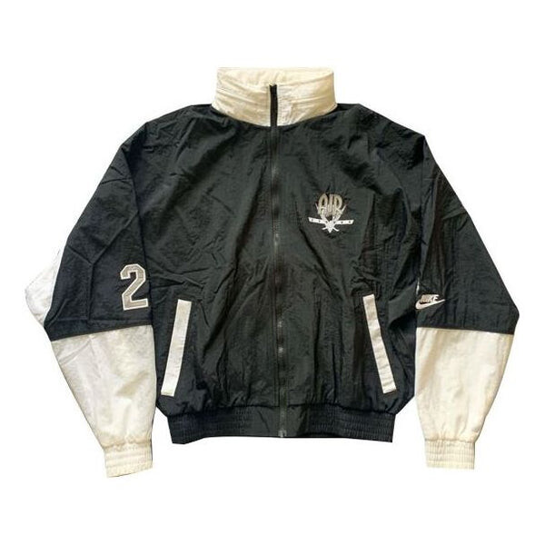 

Куртка Air Jordan Air AJ9 Woven Colorblock Hooded Jacket Black, черный