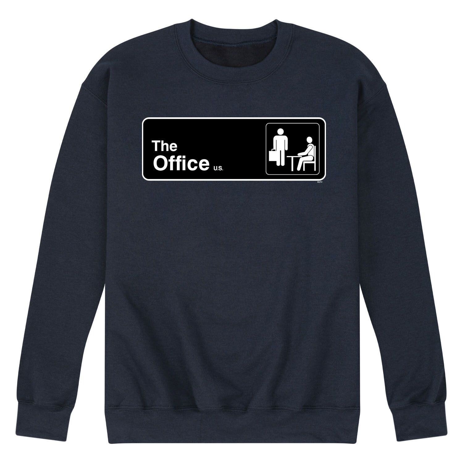 

Мужской свитшот с надписью The Office Door Sign Licensed Character