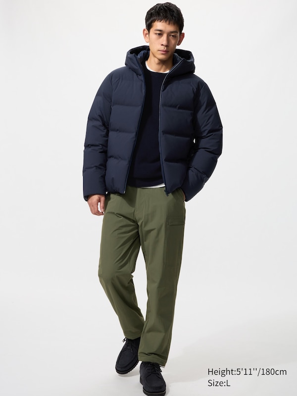 

Теплые брюки с подкладкой (укороченные) Uniqlo, 57 olive