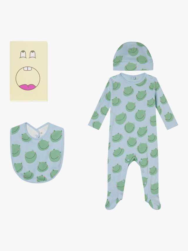

Детские ватные распечатать ребра лягушка комбинезон Stella McCartney Kids, синий