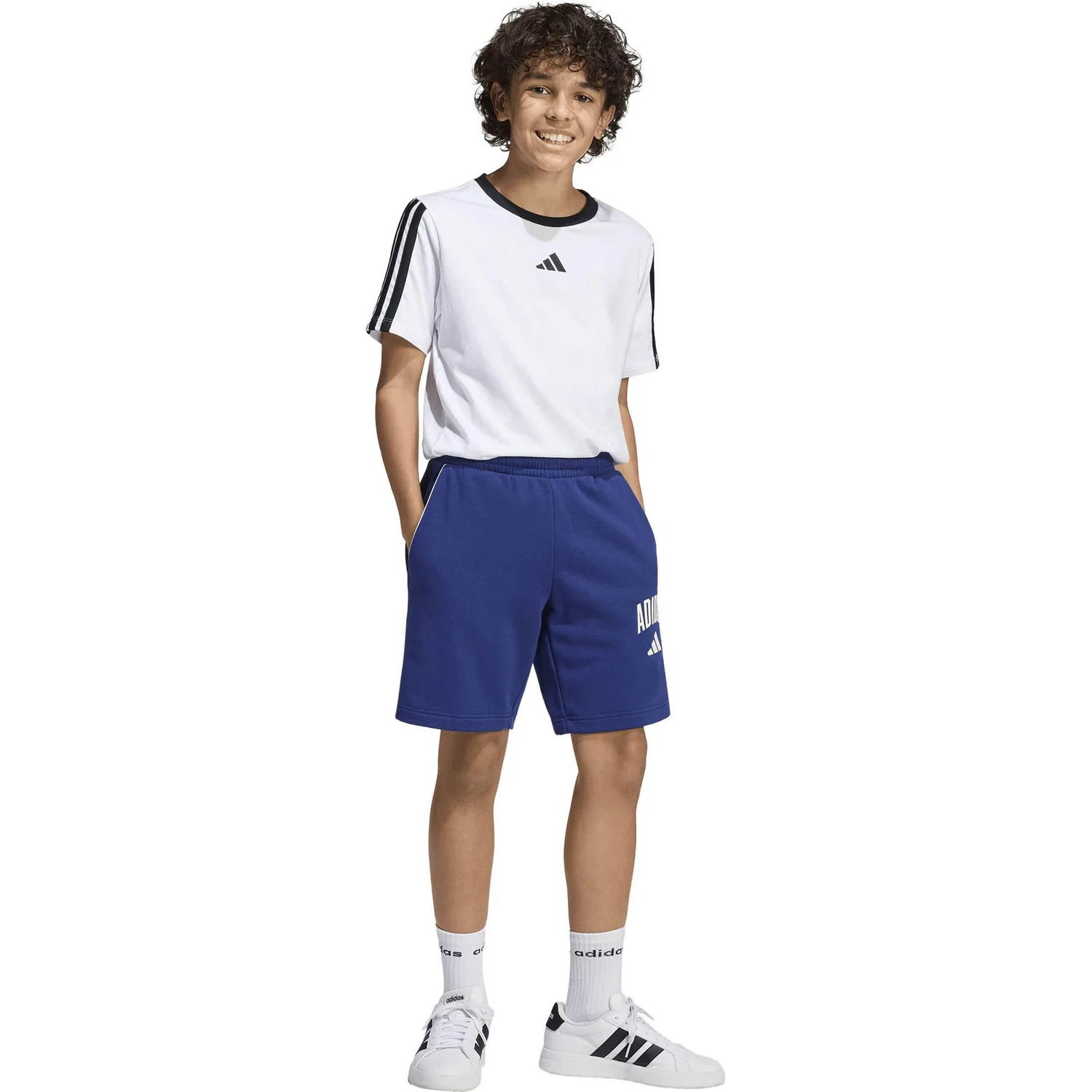 Спортивные шорты Adidas Sportswear свободного кроя цвет Seasonals Collegiate, темно-синий — фото 4