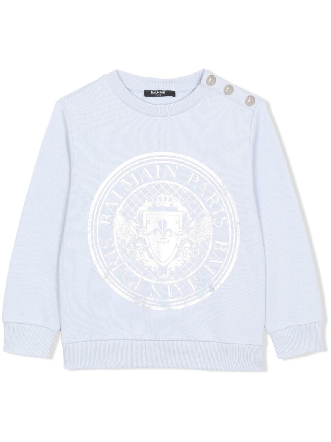 

Толстовка с логотипом Balmain Kids, синий