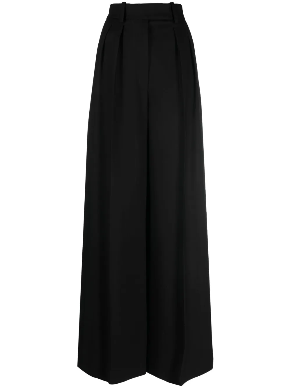 

Брюки Teyanna широкого кроя KHAITE, черный