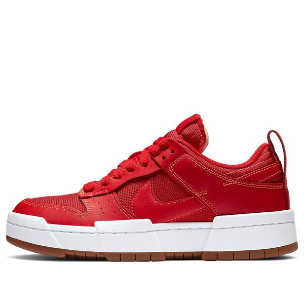 Кроссовки dunk low destroy Nike, красный