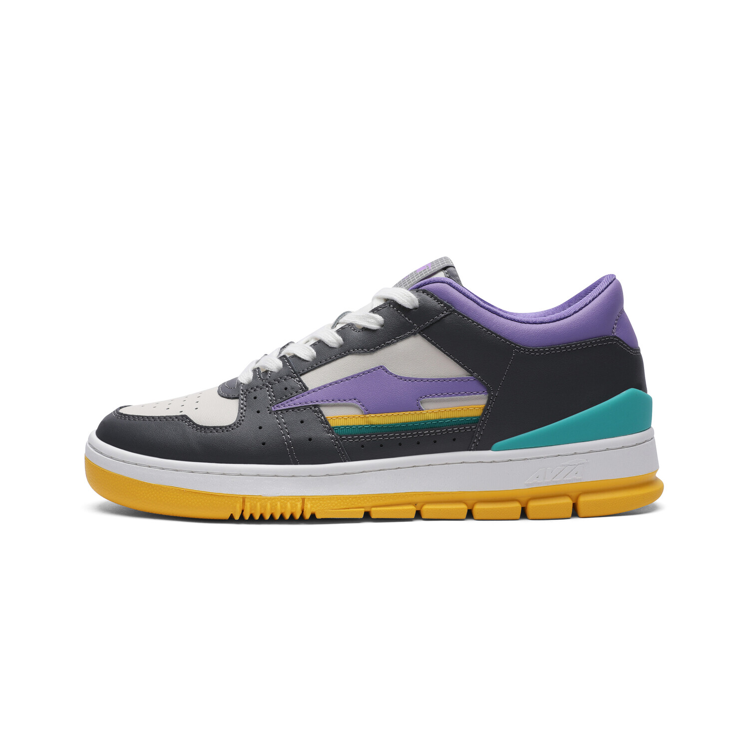 

Кроссовки Avia 825R Series Skateboarding Shoes Men Low-top White-gray-purple, белый/серый/фиолетовый