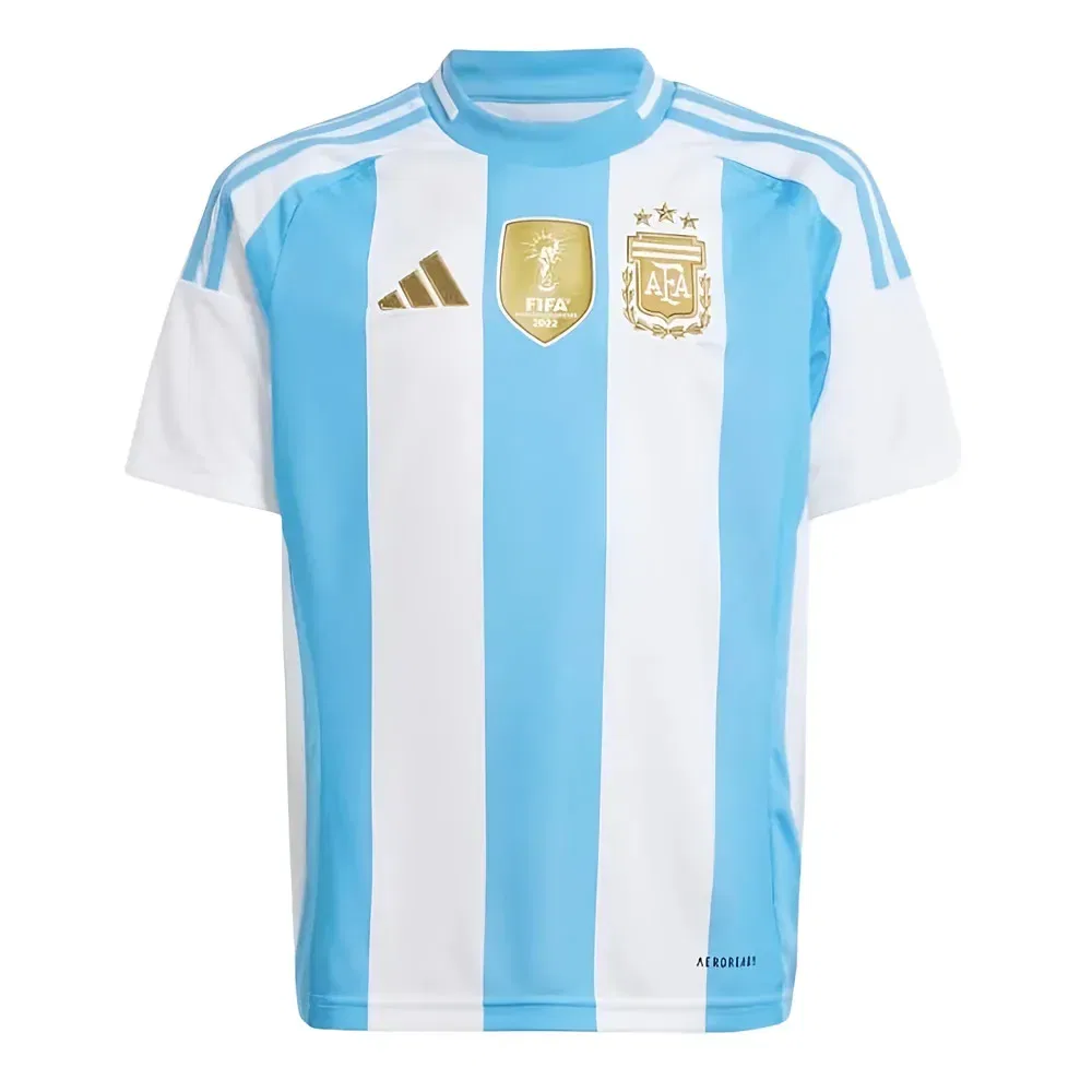Футбольная футболка Argentina Home 2024-2025 Mac Allister, белый — фото 3