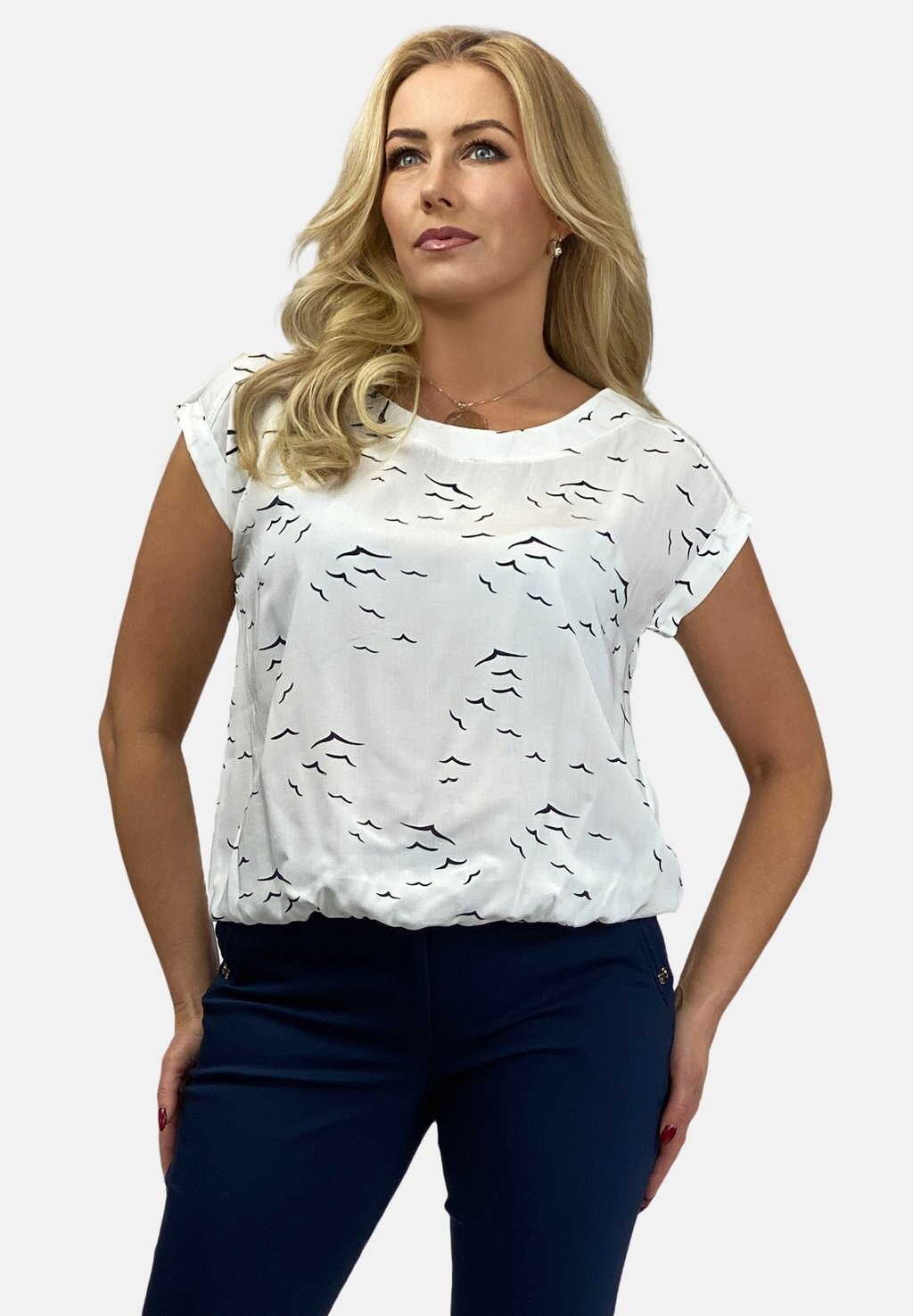 

Блуза PRINT REGINA FASHION, кремовый