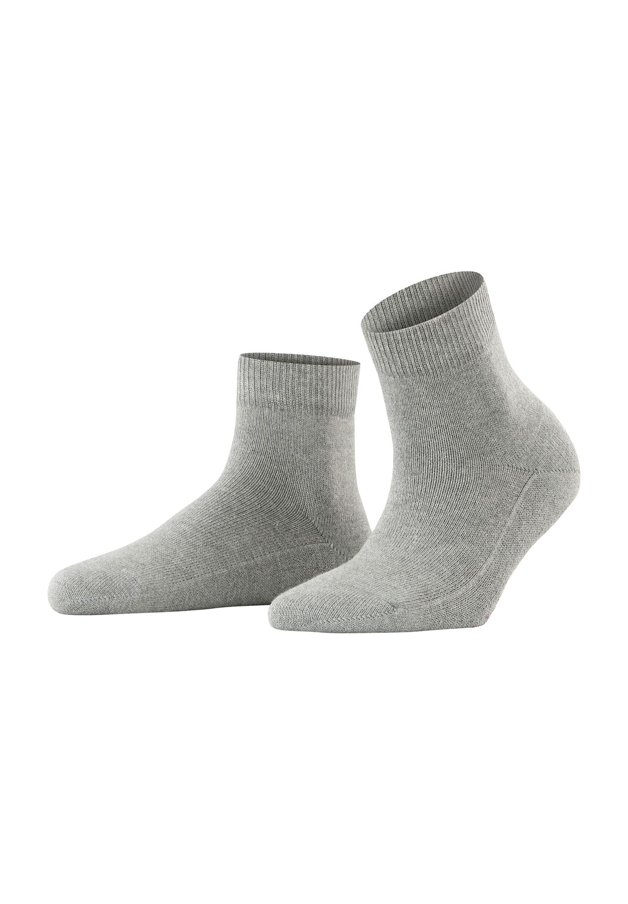 

Носки, манжеты в рубчик, однотонные, женские FALKE, цвет 3530 M.grey Mel