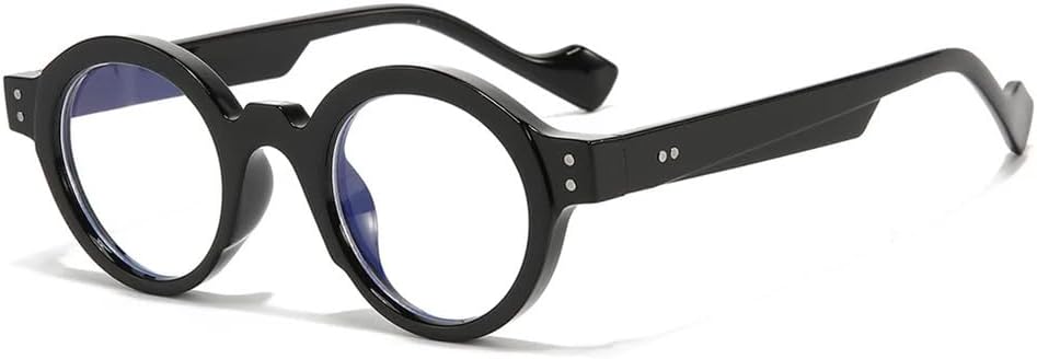 

Круглые солнцезащитные очки Rivet с защитой от УФ-излучения UV400 для женщин и мужчин, в стиле панк, для занятий спортом на открытом воздухе, бега и верховой езды UYPTK, Black Clear