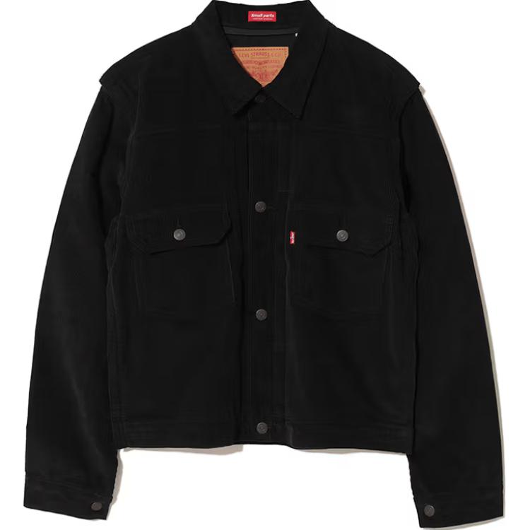 

Levis Куртка Левис Пиннакл Тракер из вельвета, Black