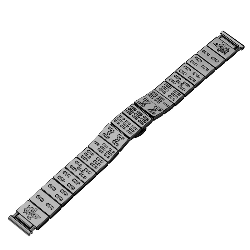 

CHENSONG Часы Watch Band Huawei Compatibility Stainless Steel Material, 【Black】All stripes