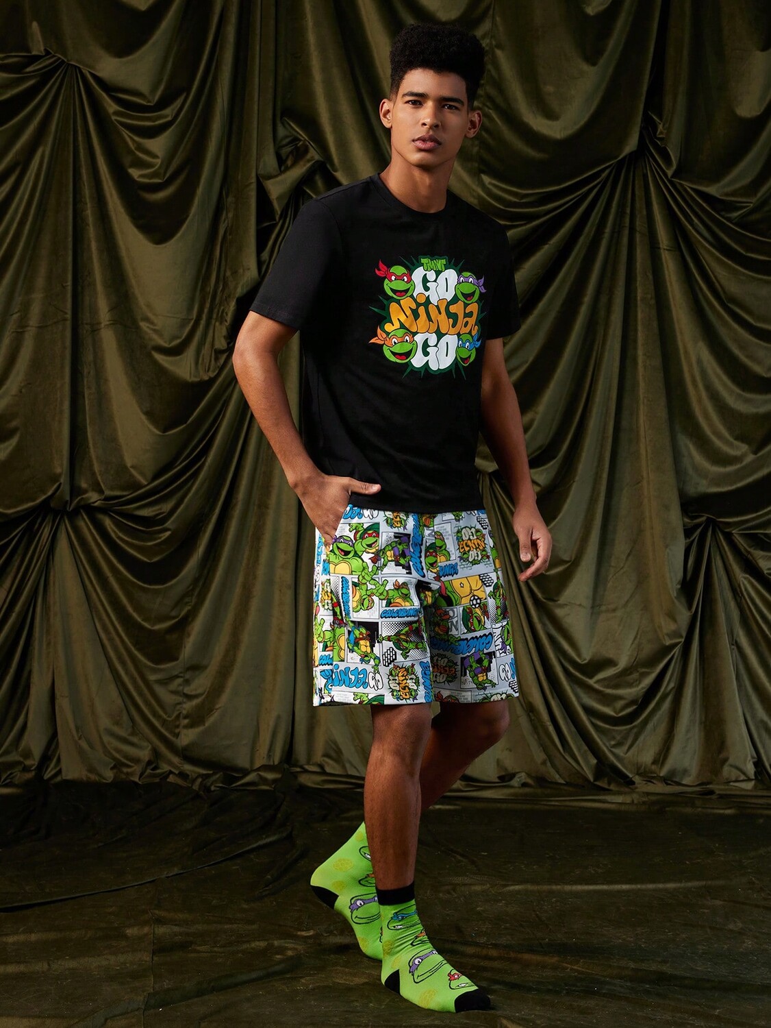 

Комплект домашней одежды TEENAGE MUTANT NINJA TURTLES Teenage Mutant Ninja Turtles X Shein, мультиколор