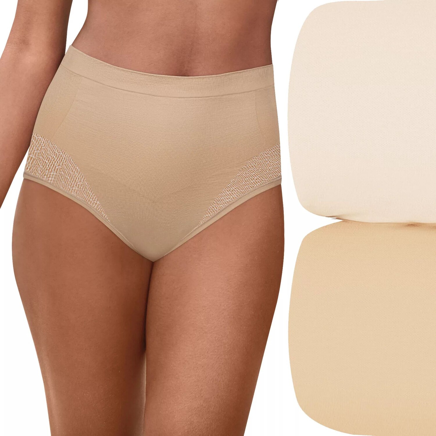 

Женские трусики Bali Comfort Revolution, комплект из 2 трусов с твердым контролем DF0048 Bali