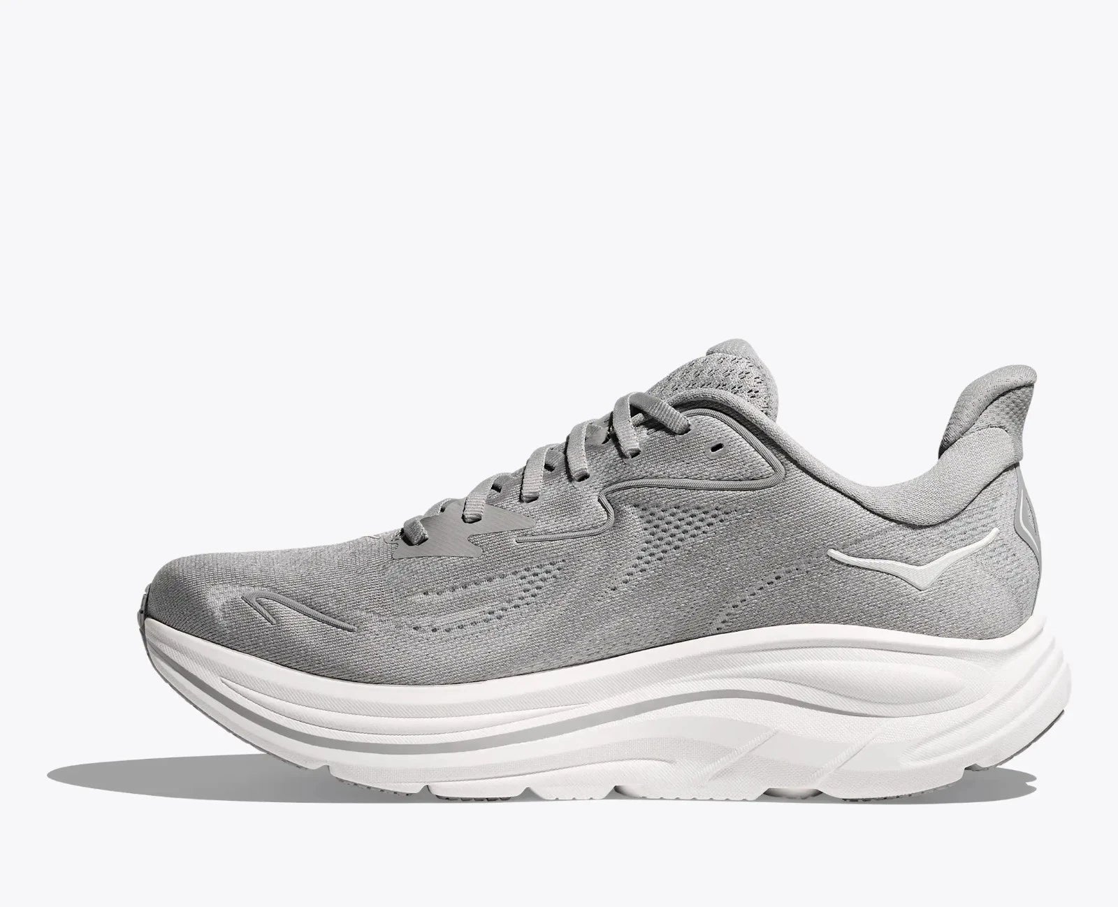 Кроссовки Hoka One One Rincon 4 1155130-BBLC, мужские, черные, со шнуровкой, для бега по шоссе Hoka, серый — фото 3
