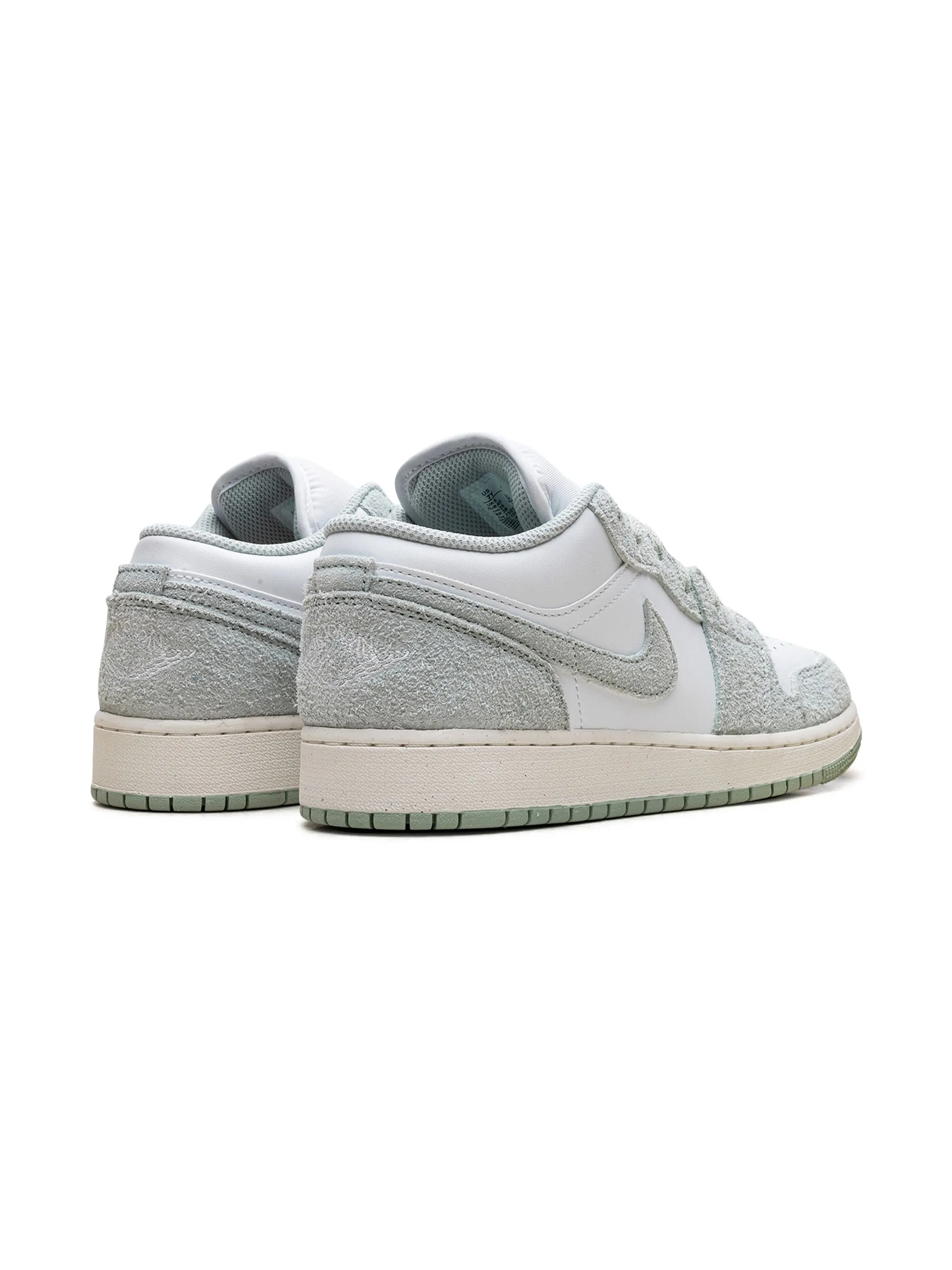 Кроссовки Jordan 1 Low White/Seafoam Jordan Kids, белый — фото 3