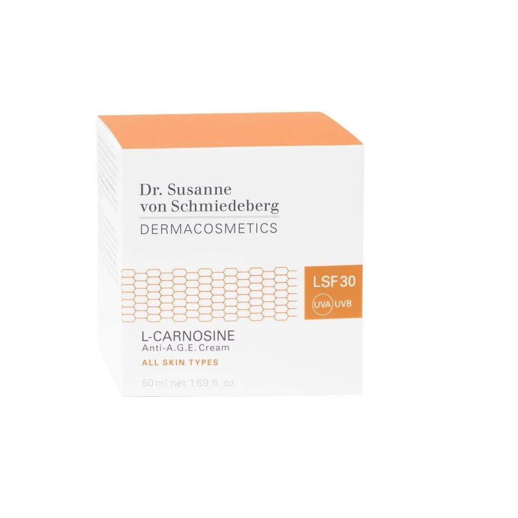 Крем для лица SPF DR SUSANNE VON SCHMIEDEBERG L-carnosine anti-a.g.e. cream lsf, объем — фото 3