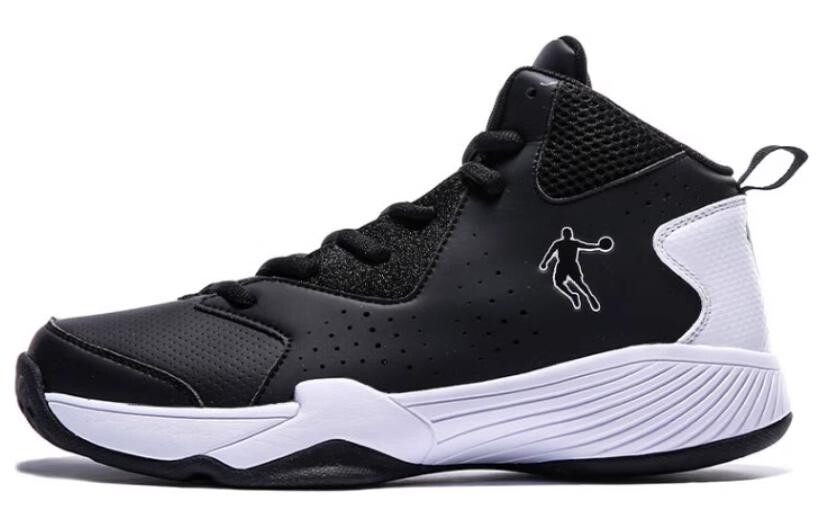 

Баскетбольные кроссовки Basketball Shoes Men Low-Top Black/White Qiaodan