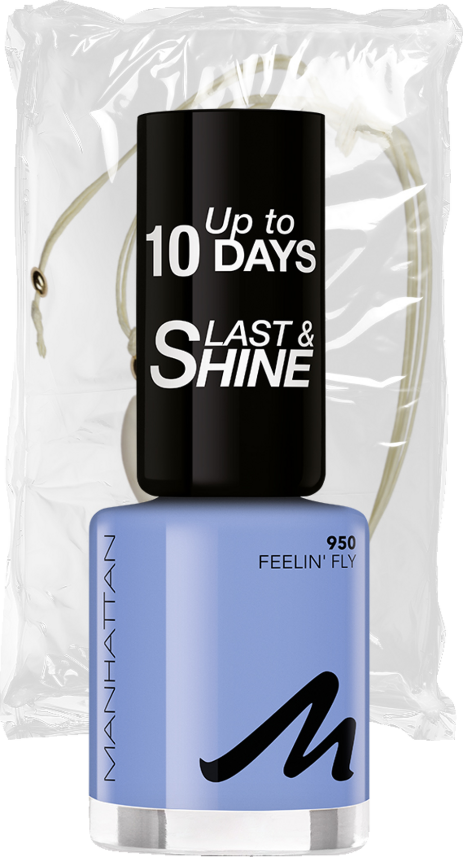 

Лак для ногтей Manhattan Last & Shine Nail Polish 950 Feelin' Fly + Fußkette