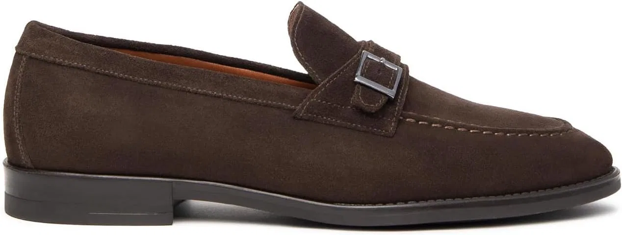 Nero Giardini I500774UE Мужские замшевые мокасины, Hazelnut Brown