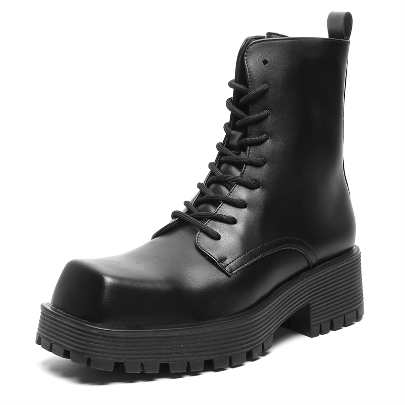 V05 Стильные уличные ботинки Dr Martens в черном цвете с меховой подкладкой, цвет Black [Fleece-Lined] — фото 3