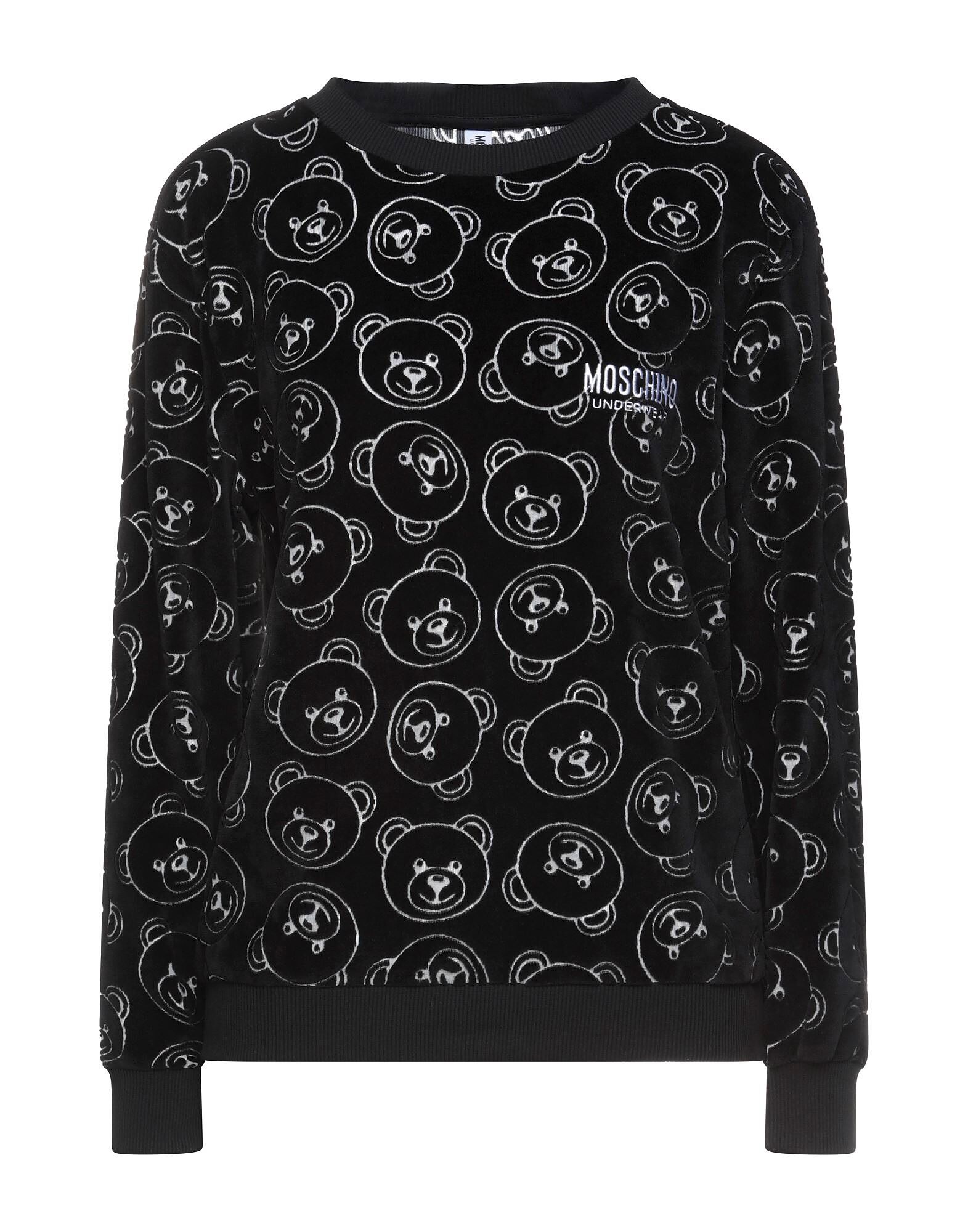 

Одежда для сна, футболка с длинным рукавом Moschino, черный