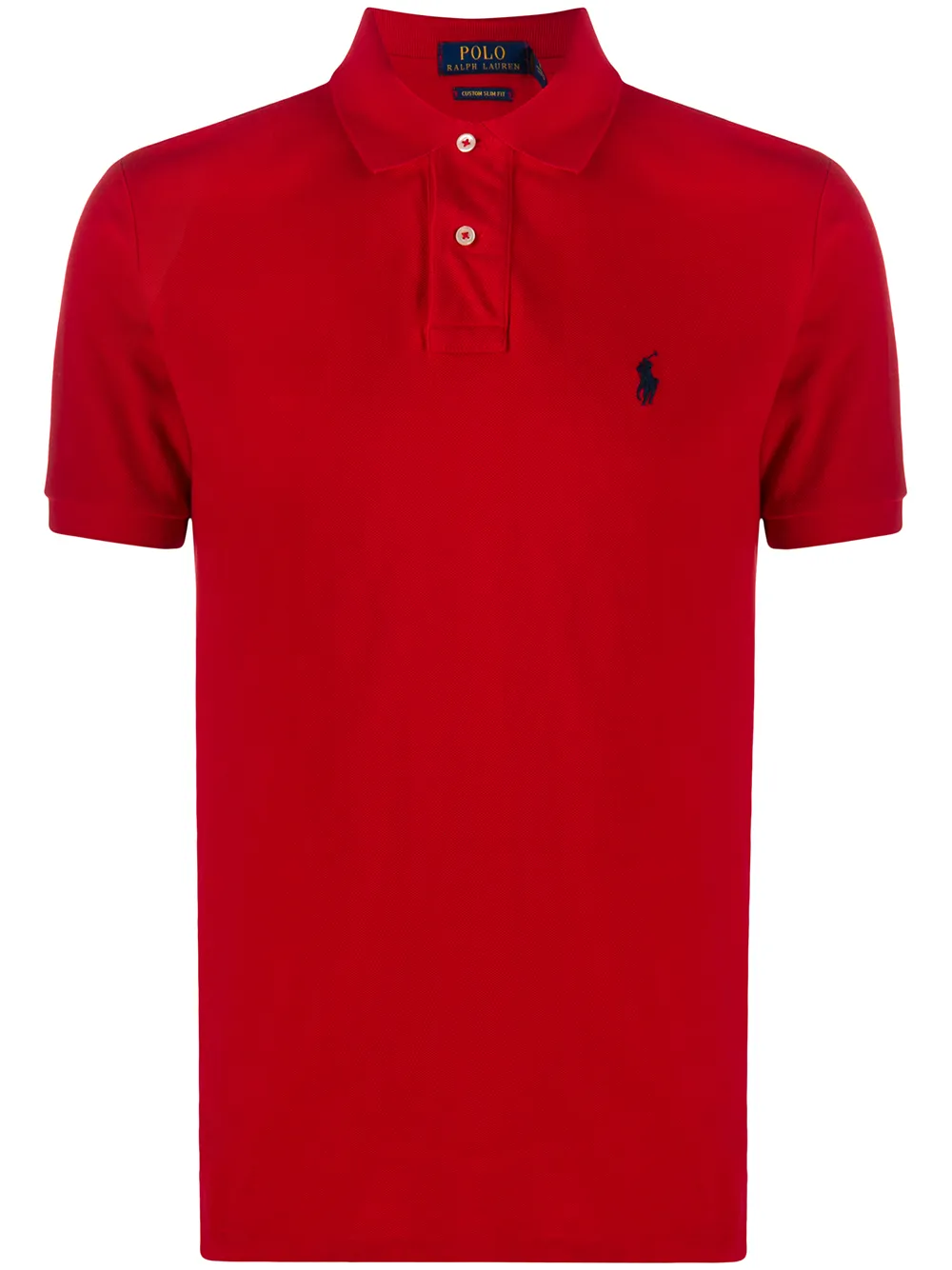 

Рубашка поло с вышитым логотипом POLO RALPH LAUREN, красный