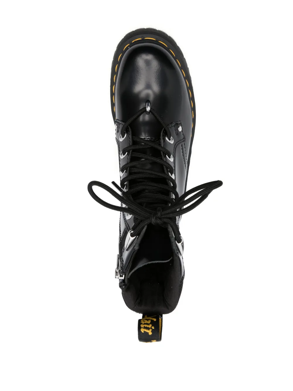 Мужские ботинки Dr. Martens Jadon кожаные в стиле милитари, черный — фото 4