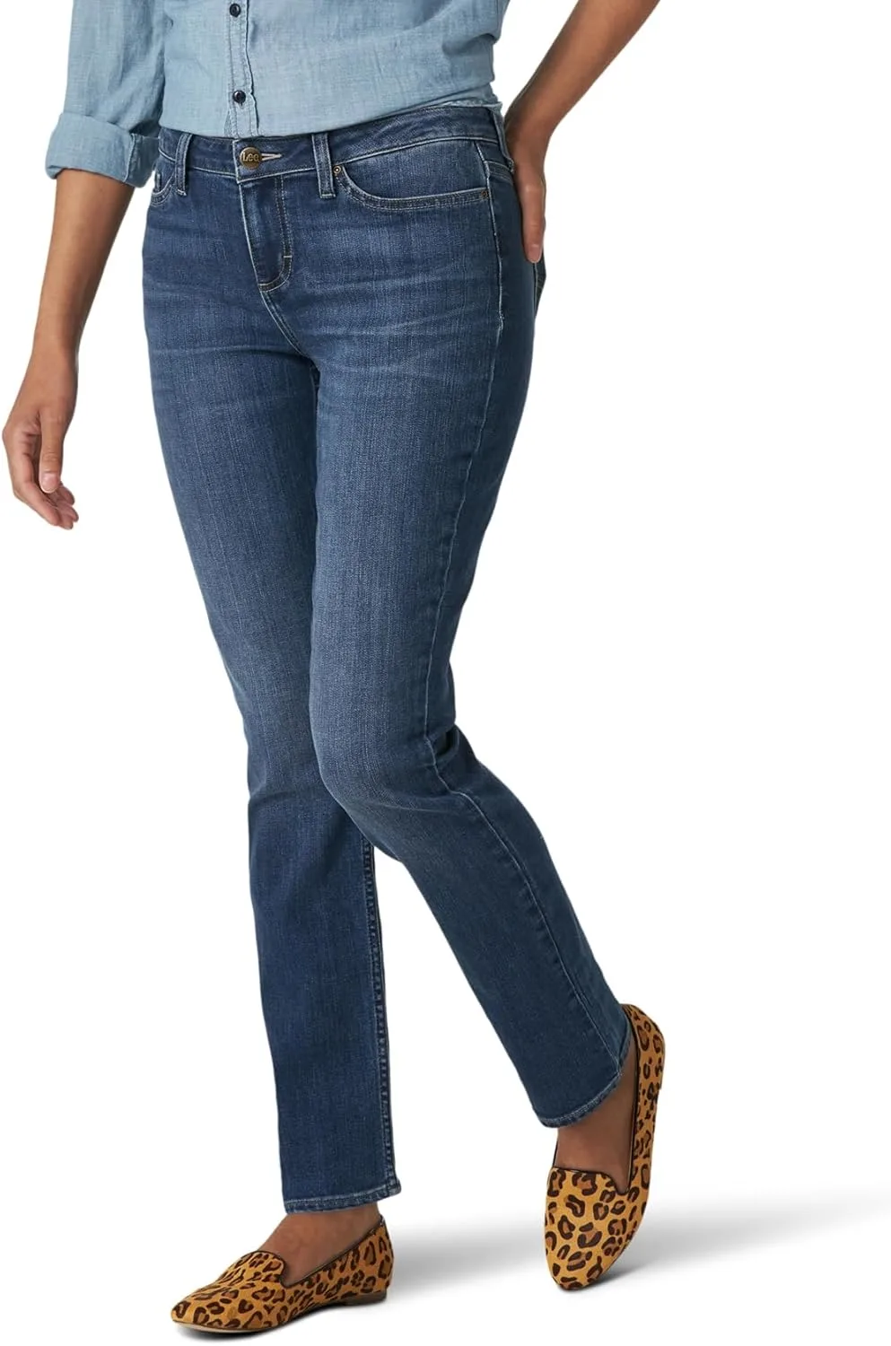 

Lee Women's Legendary Mid Rise Straight Leg Jean
