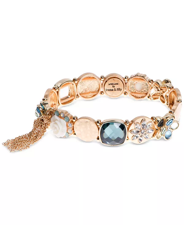 

Браслет из звеньев золотистого цвета с кристаллами Lonna & Lilly, gold