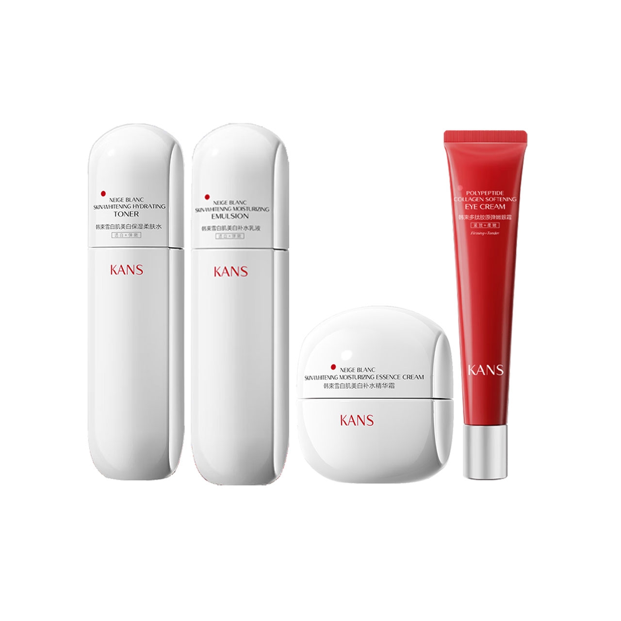 

KANS Белый крем для талии водяной крем крем для глаз наборы для ухода за кожей осветляющий увлажняющий и увлажняющий набор из четырех предметов