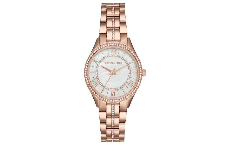 

Миниатюрные часы Lauryn Pavé с розовым золотым покрытием MICHAEL KORS